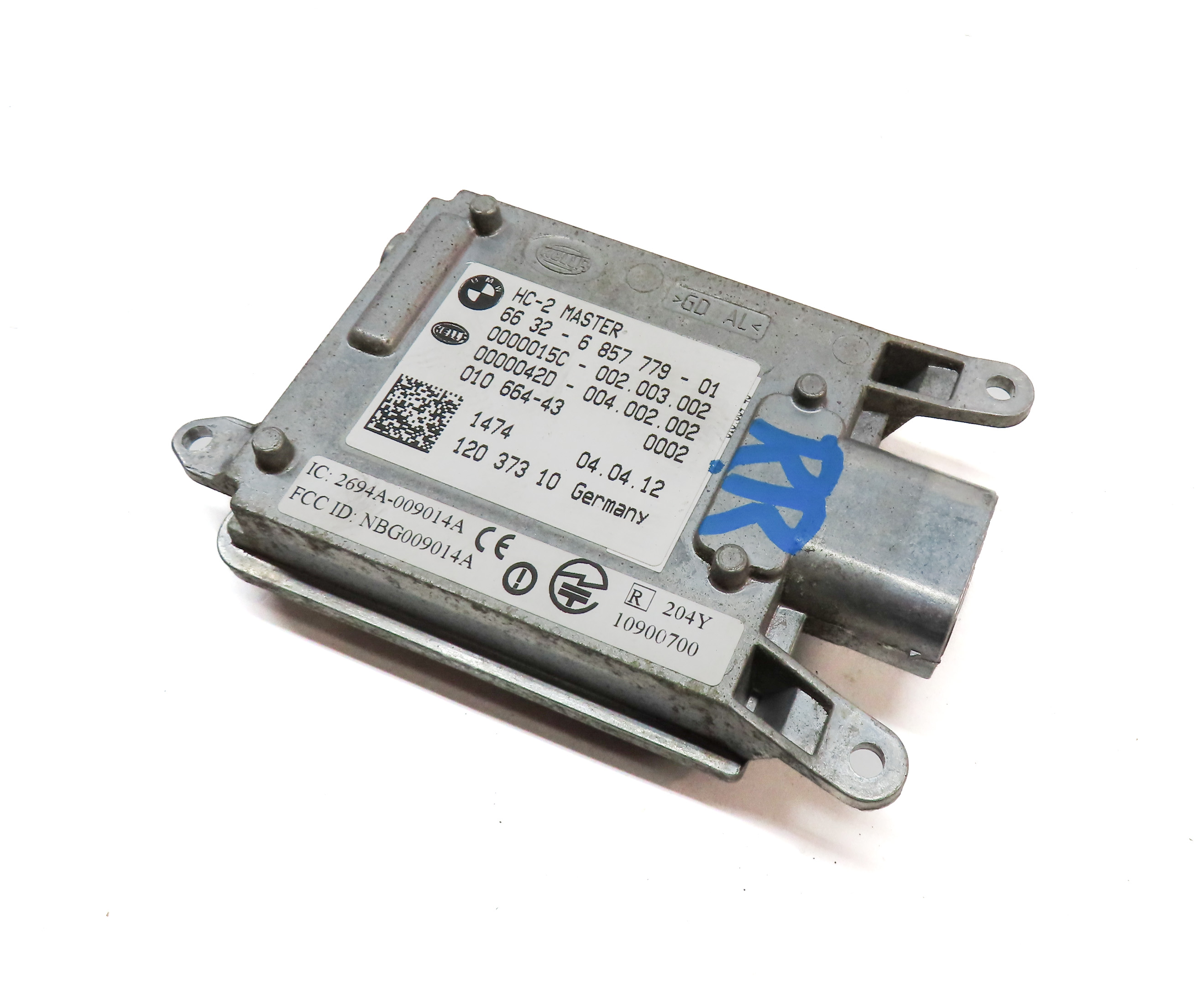 2012 BMW 750XI (F02) REAR RIGHT BLIND SPOT RADAR SENSOR MODULE MASTER — exact item pictured